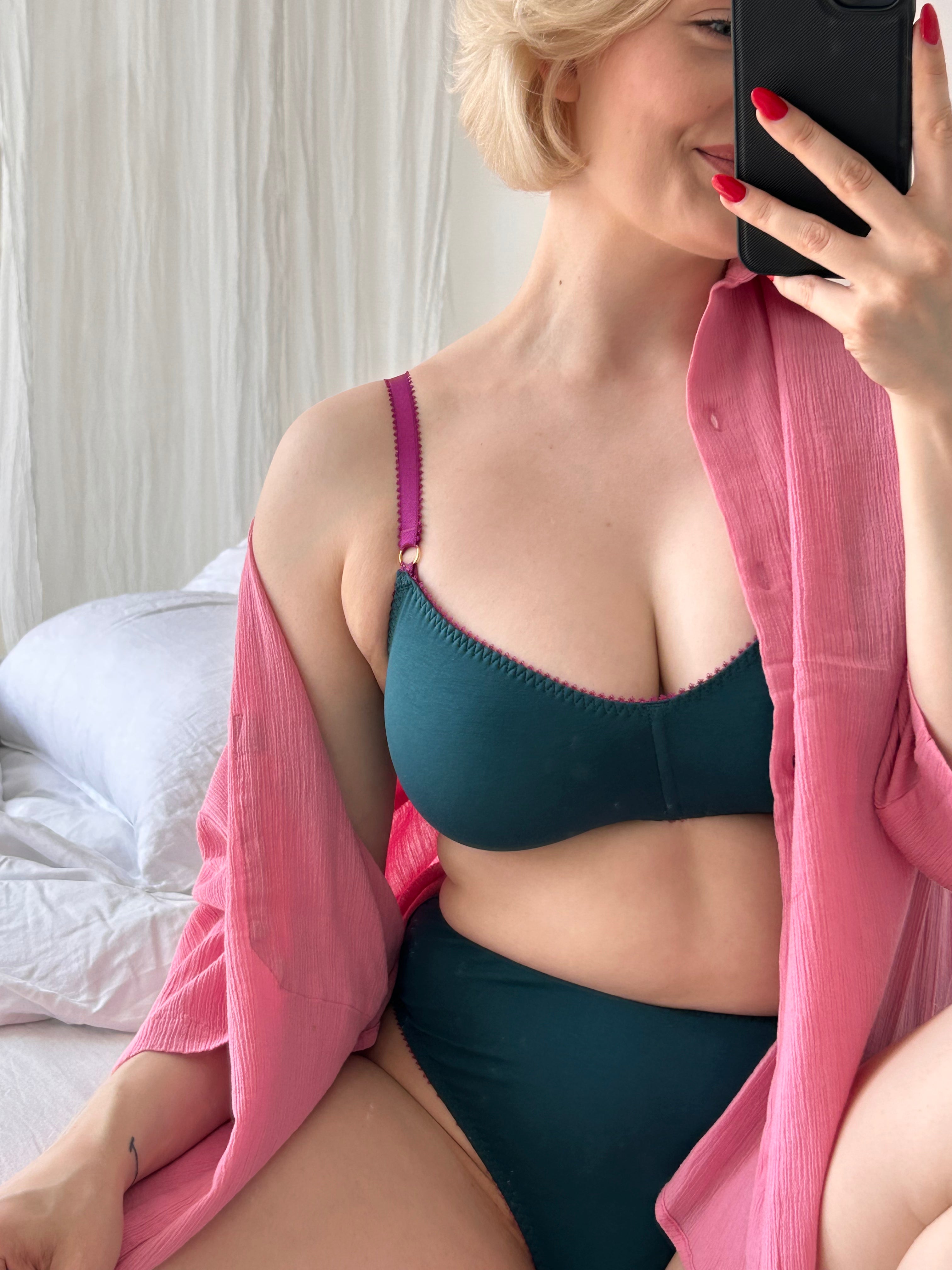 Freda puuvilla bralette