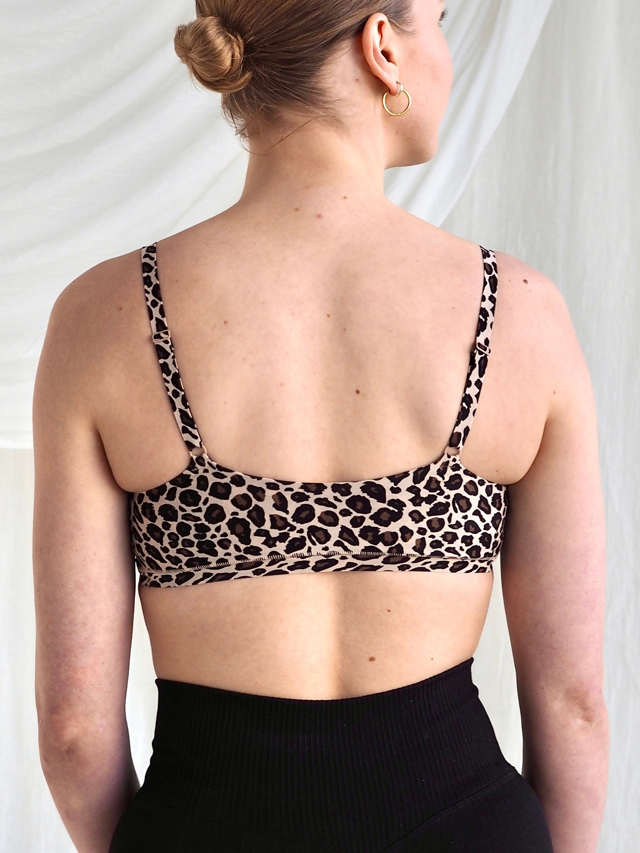 Soft Stretch bralette leopardi