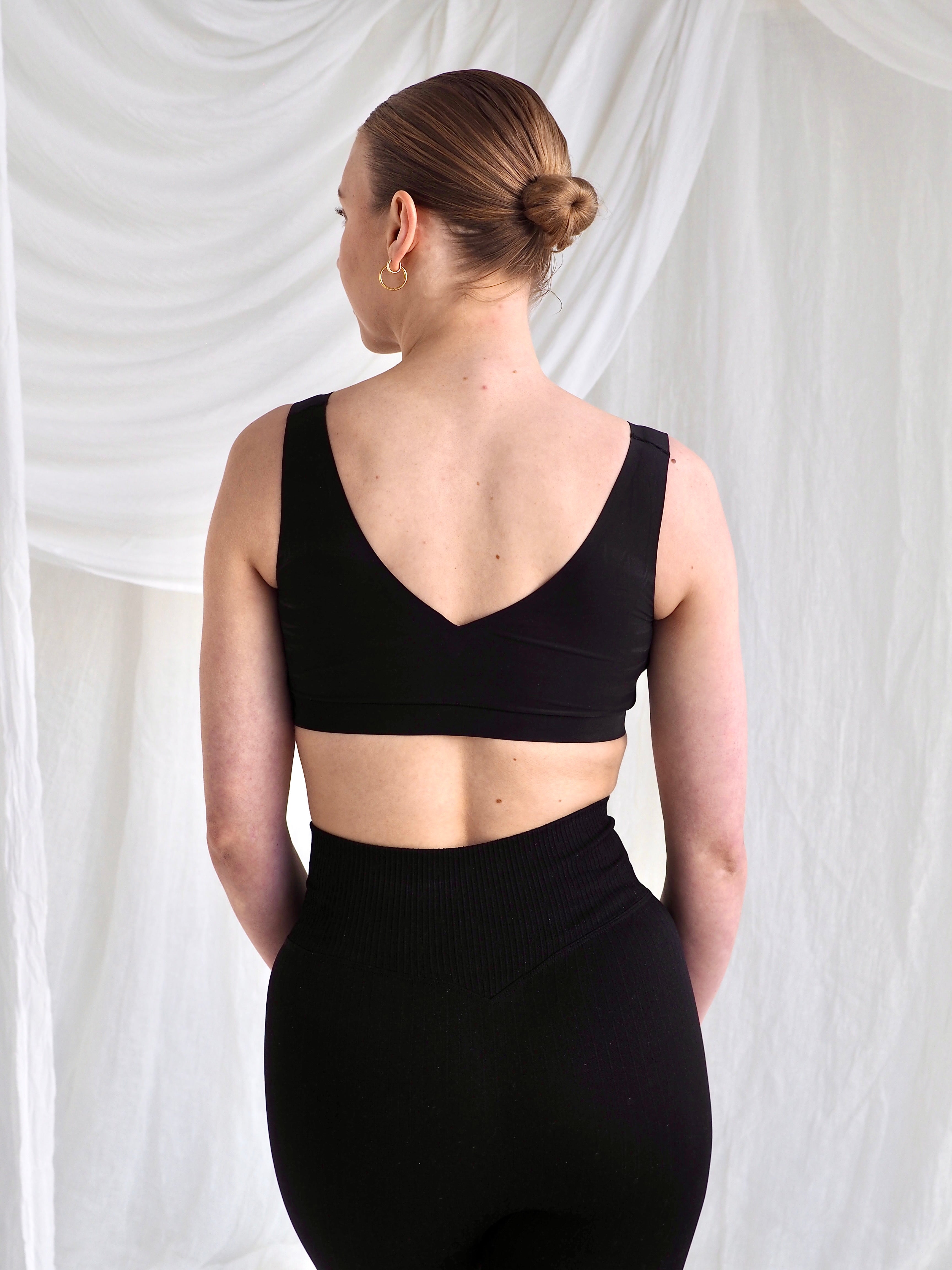 Soft Stretch bralette musta