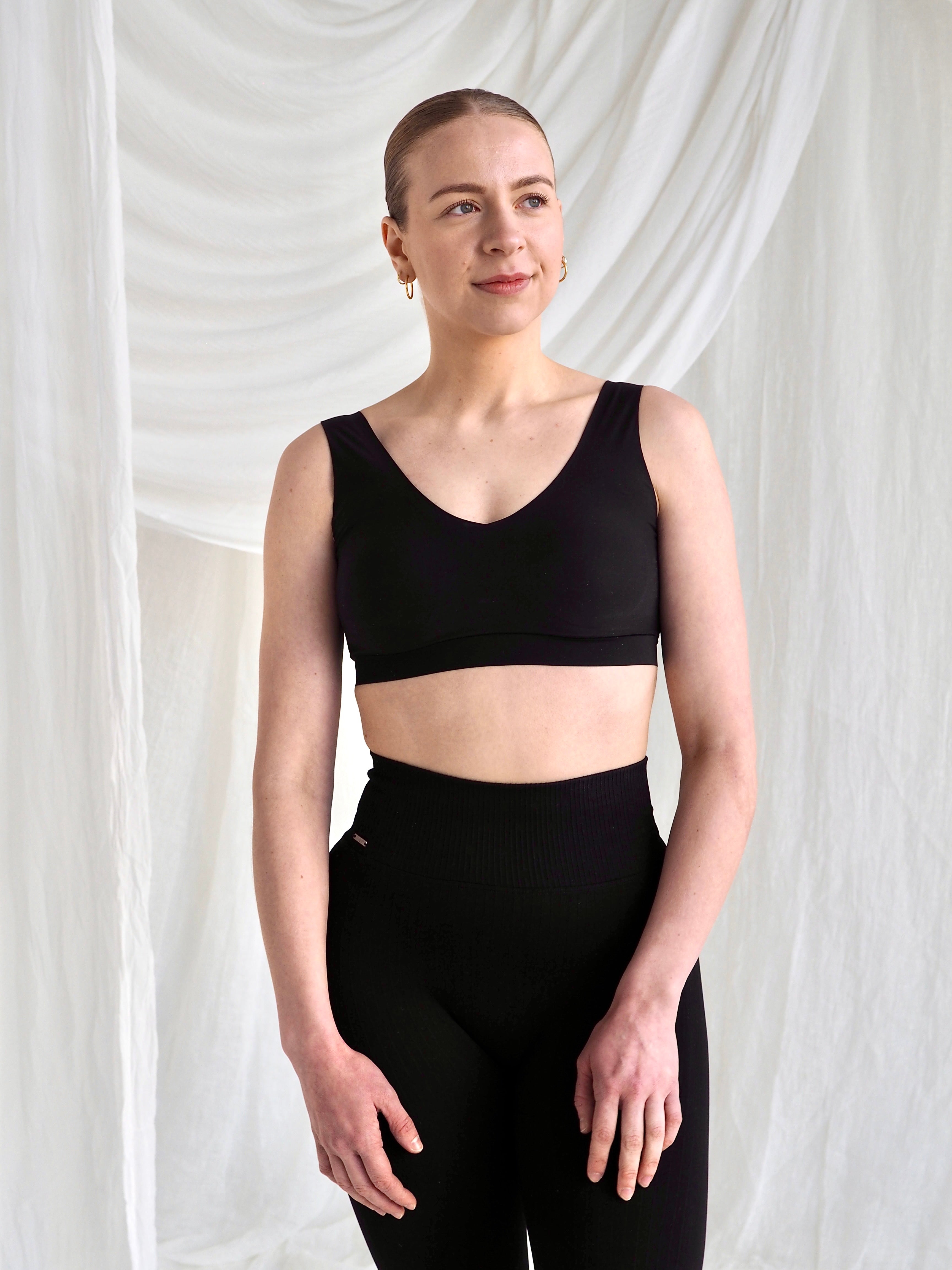 Soft Stretch bralette musta