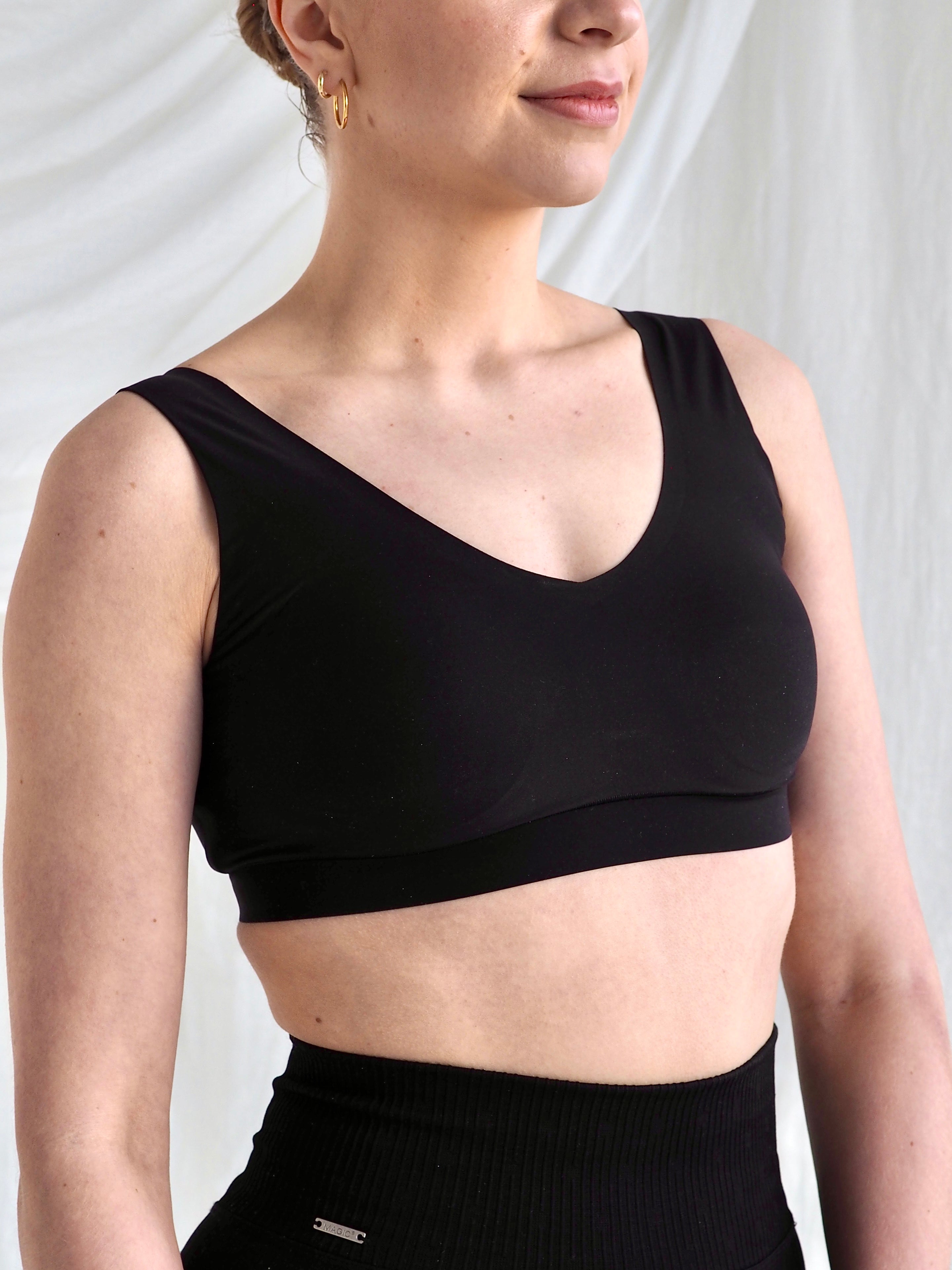 Soft Stretch bralette musta