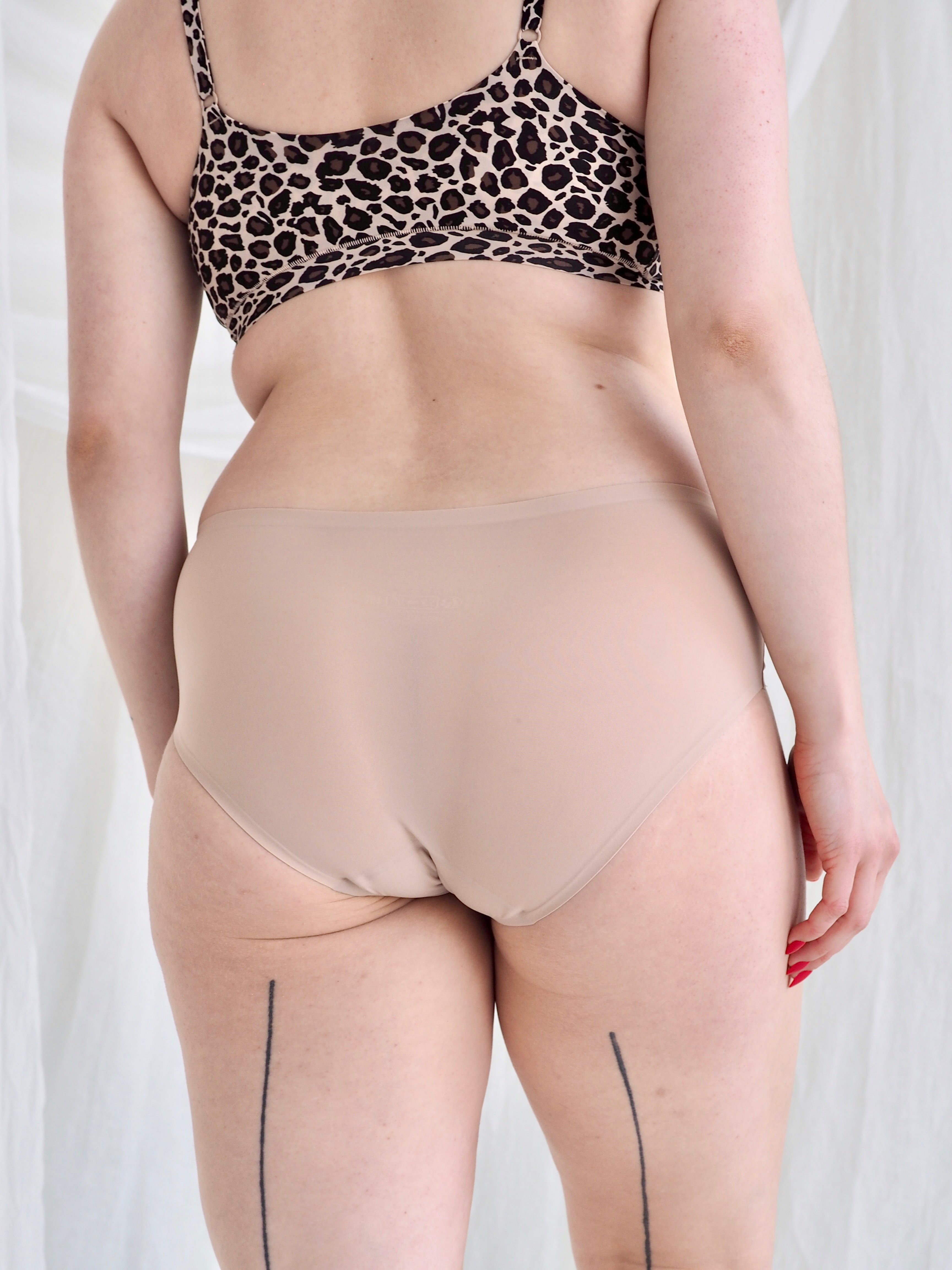 Soft Stretch hipster alushousut nude