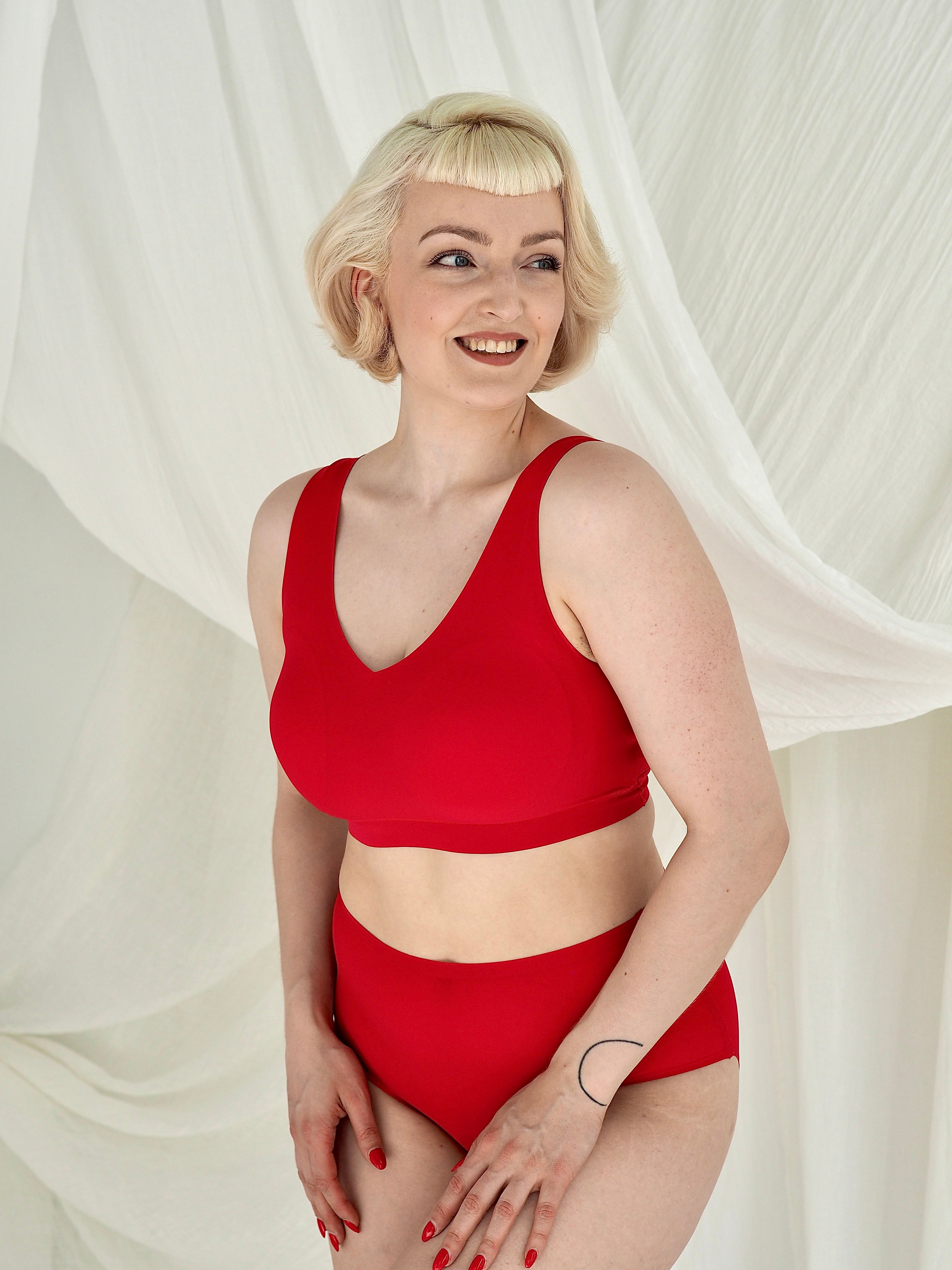 Soft Stretch bralette punainen