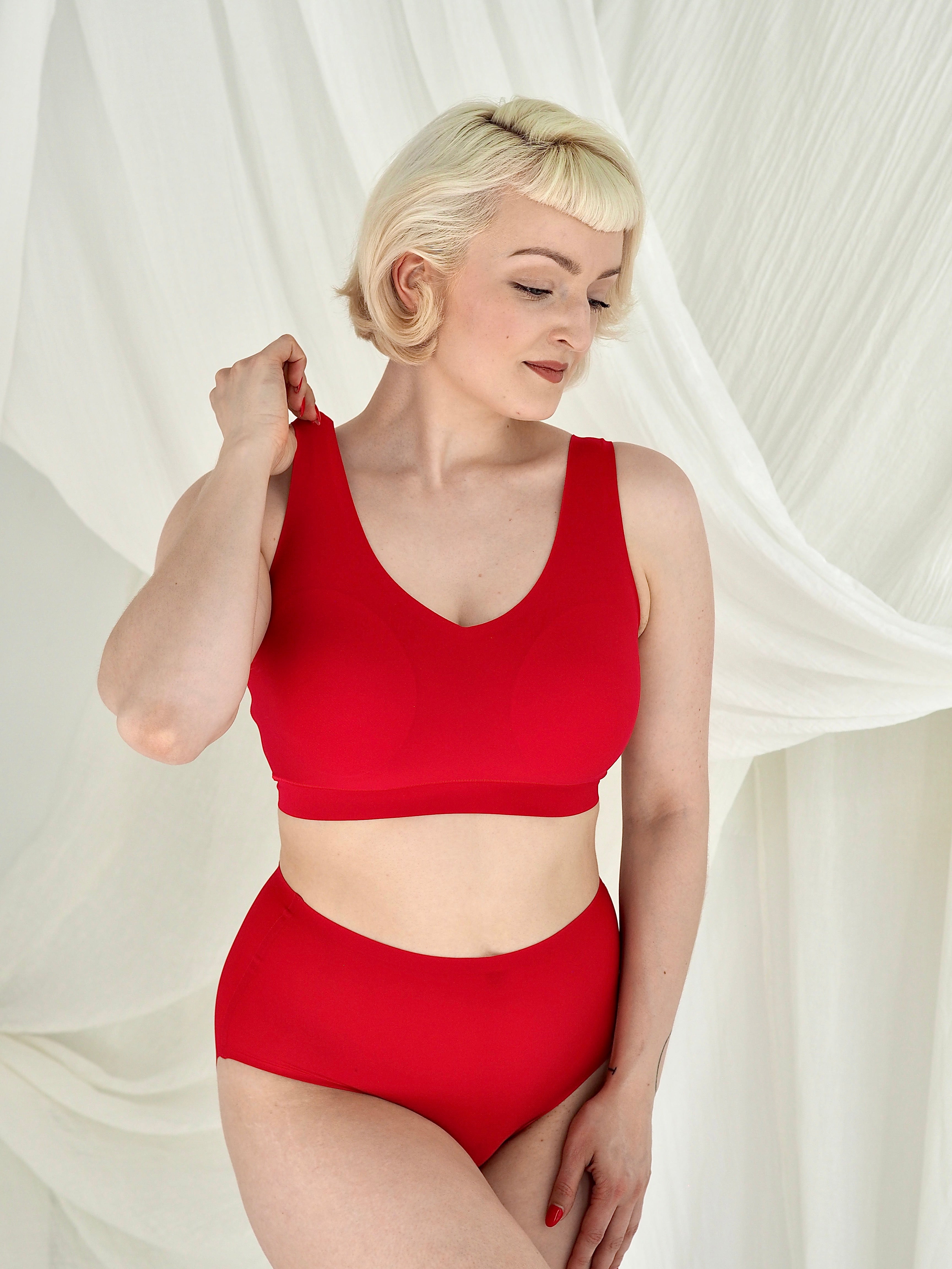 Soft Stretch bralette punainen
