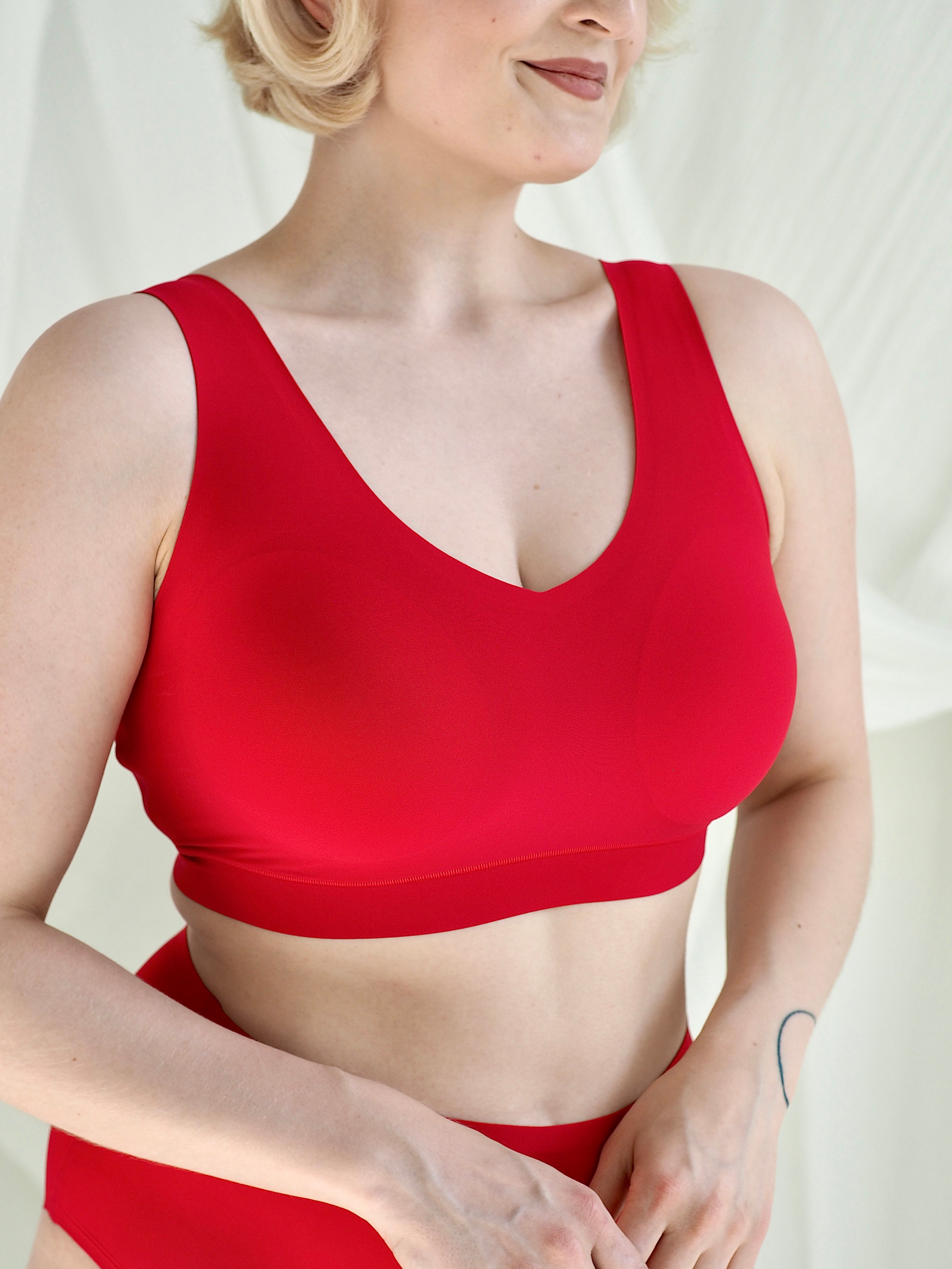 Soft Stretch bralette punainen