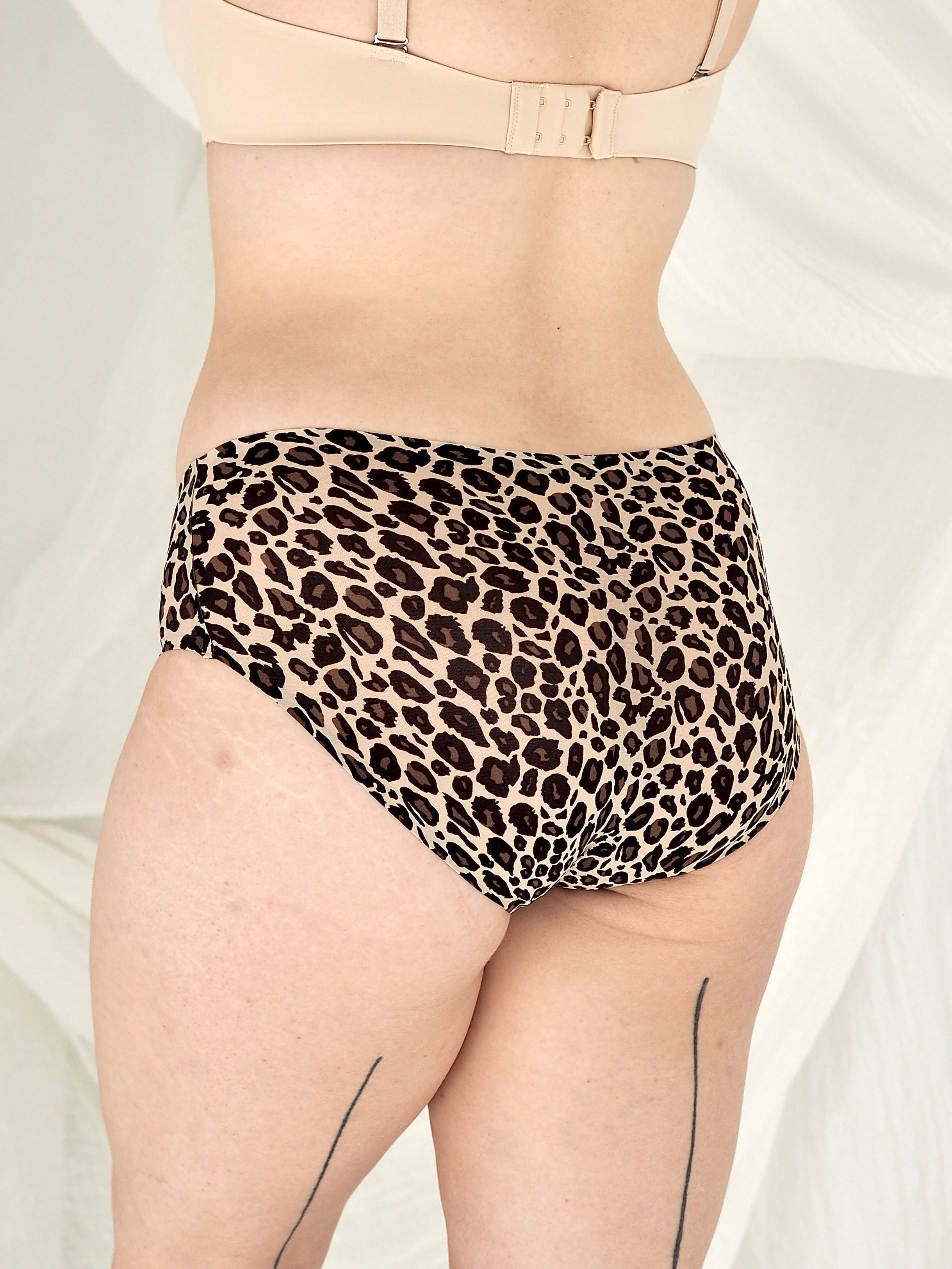 Soft Stretch hipster alushousut leopardi