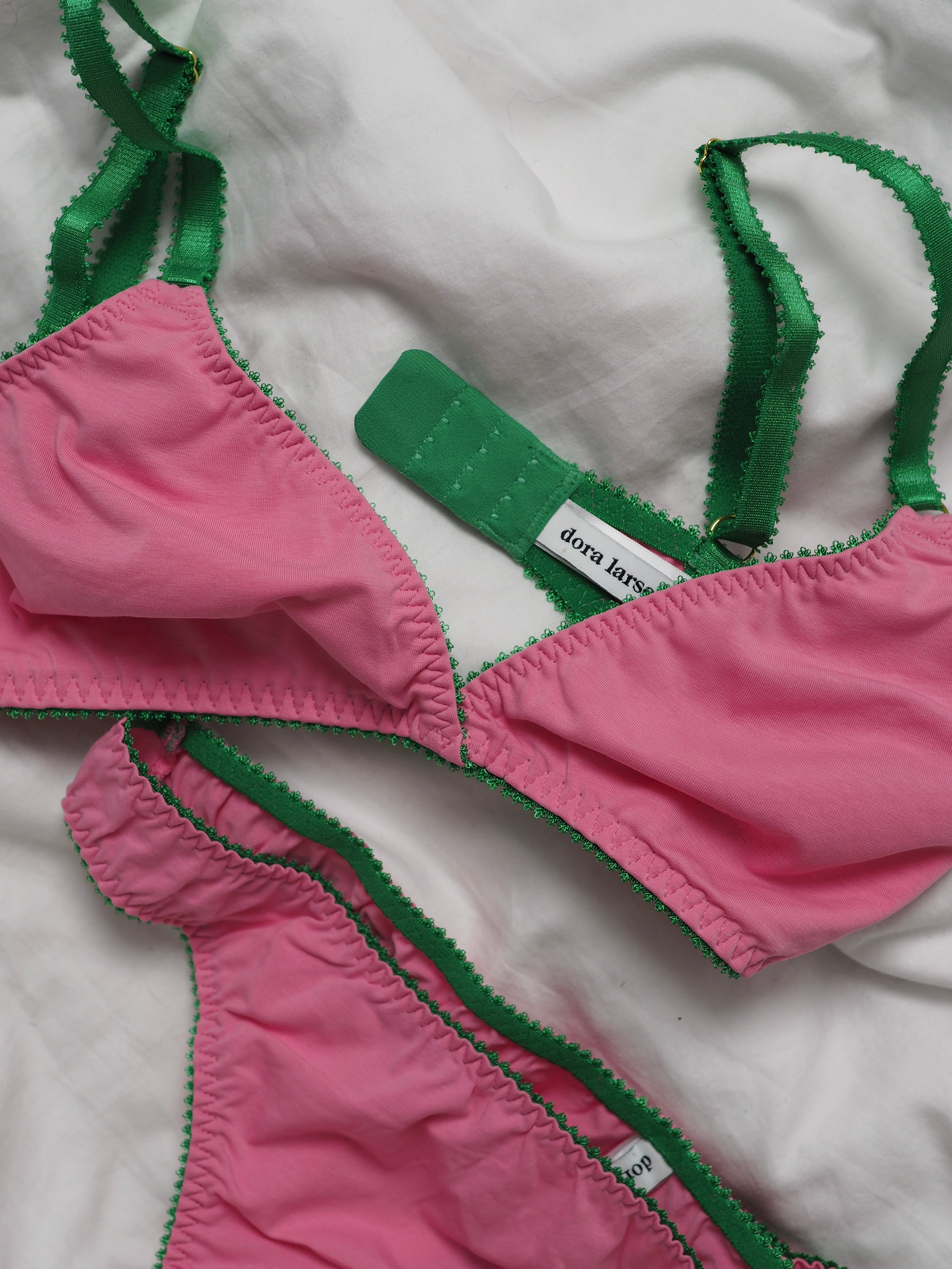 Fannie puuvilla bralette