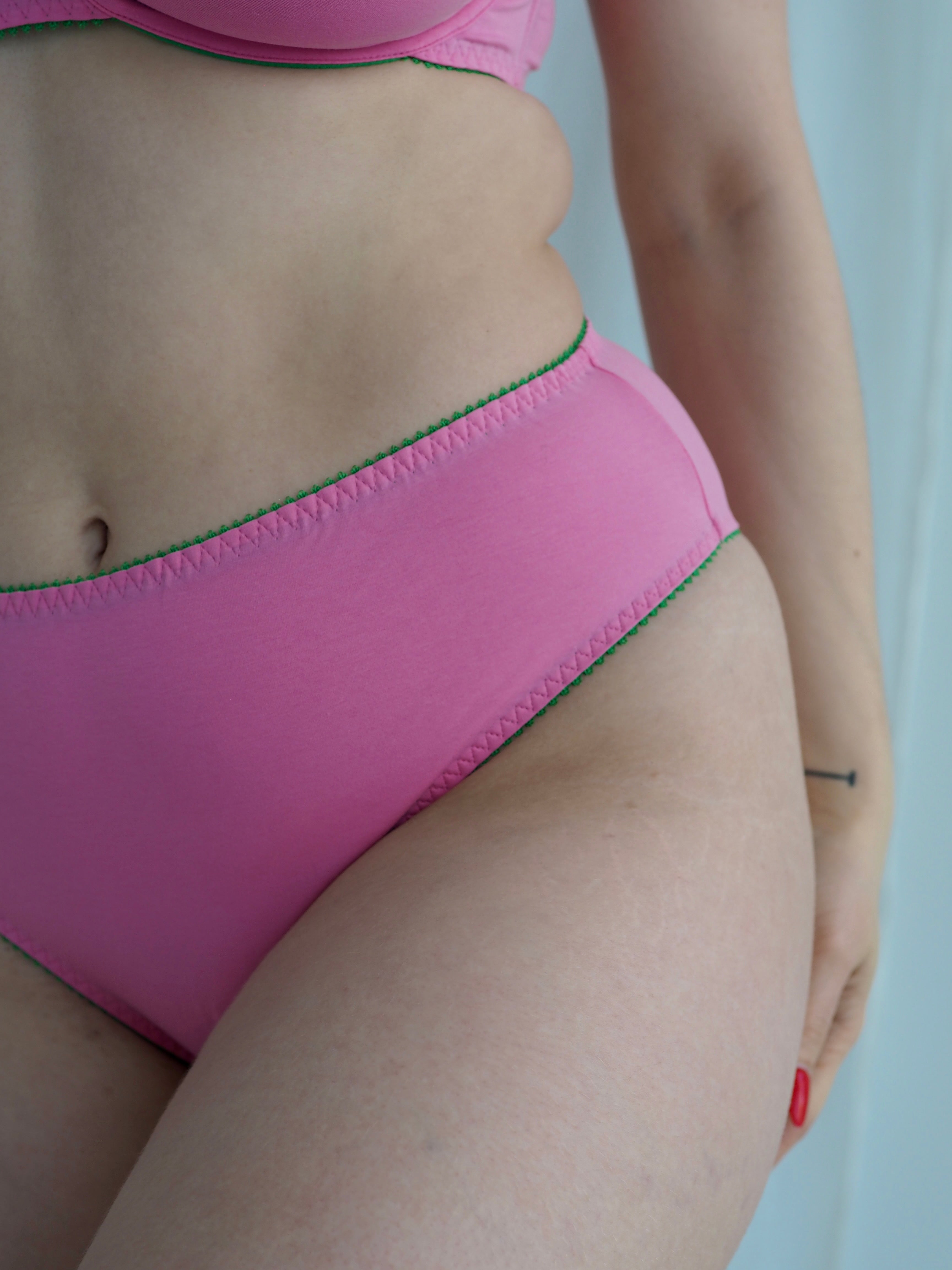 Fannie korkeavyötäröiset puuvilla-alushousut