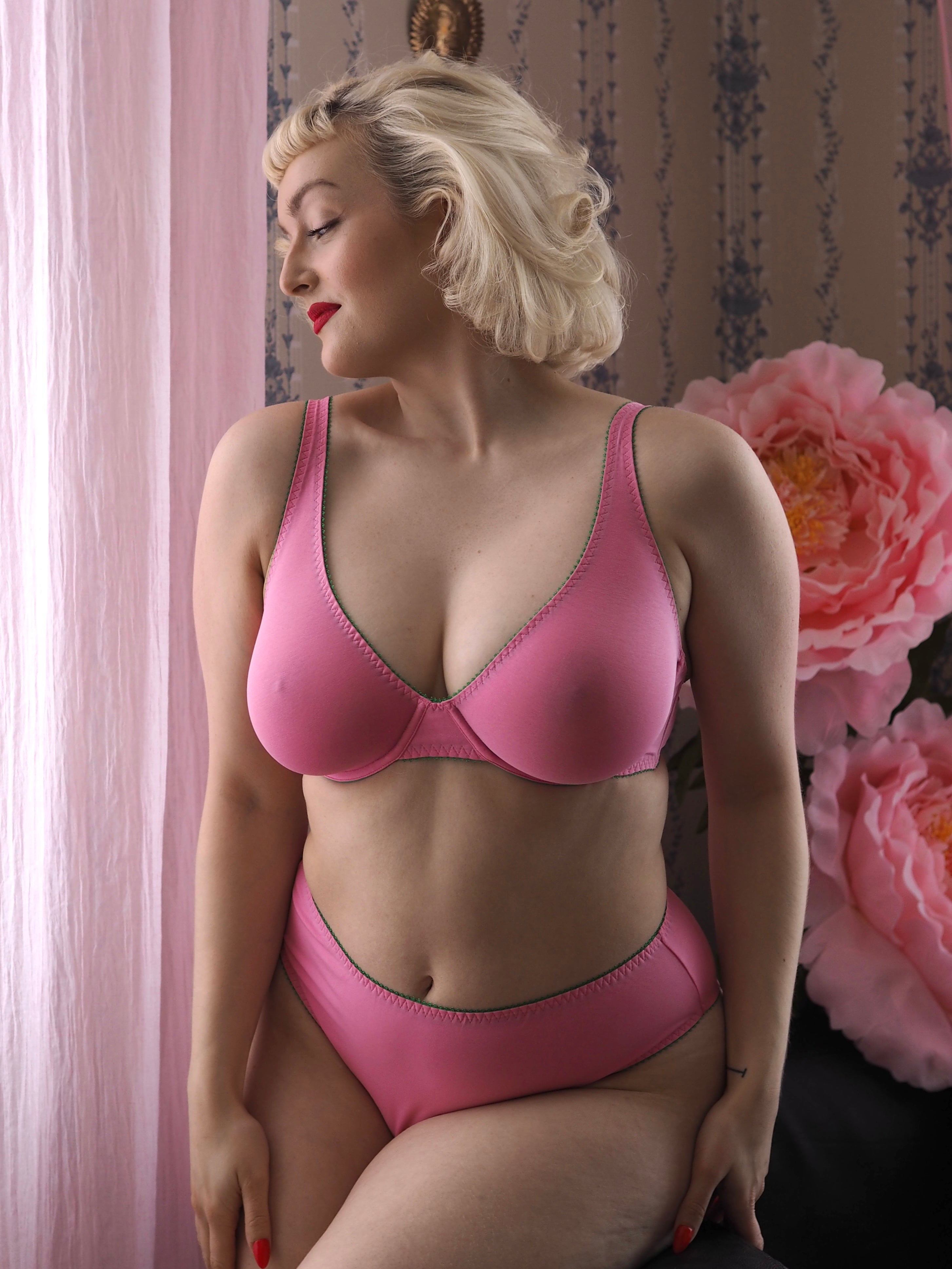 Fannie puuvilla kaarituellinen liivi