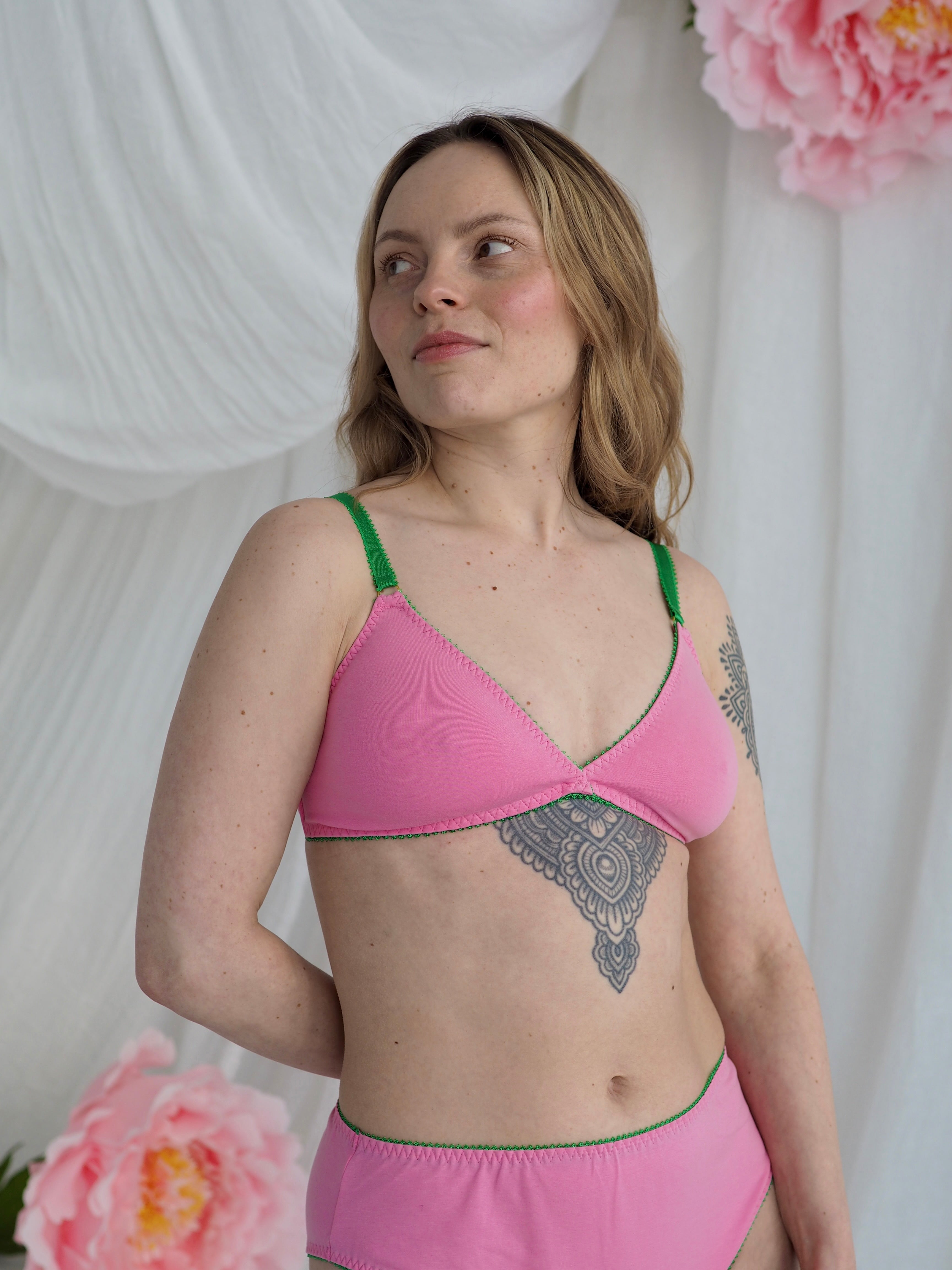 Fannie puuvilla bralette