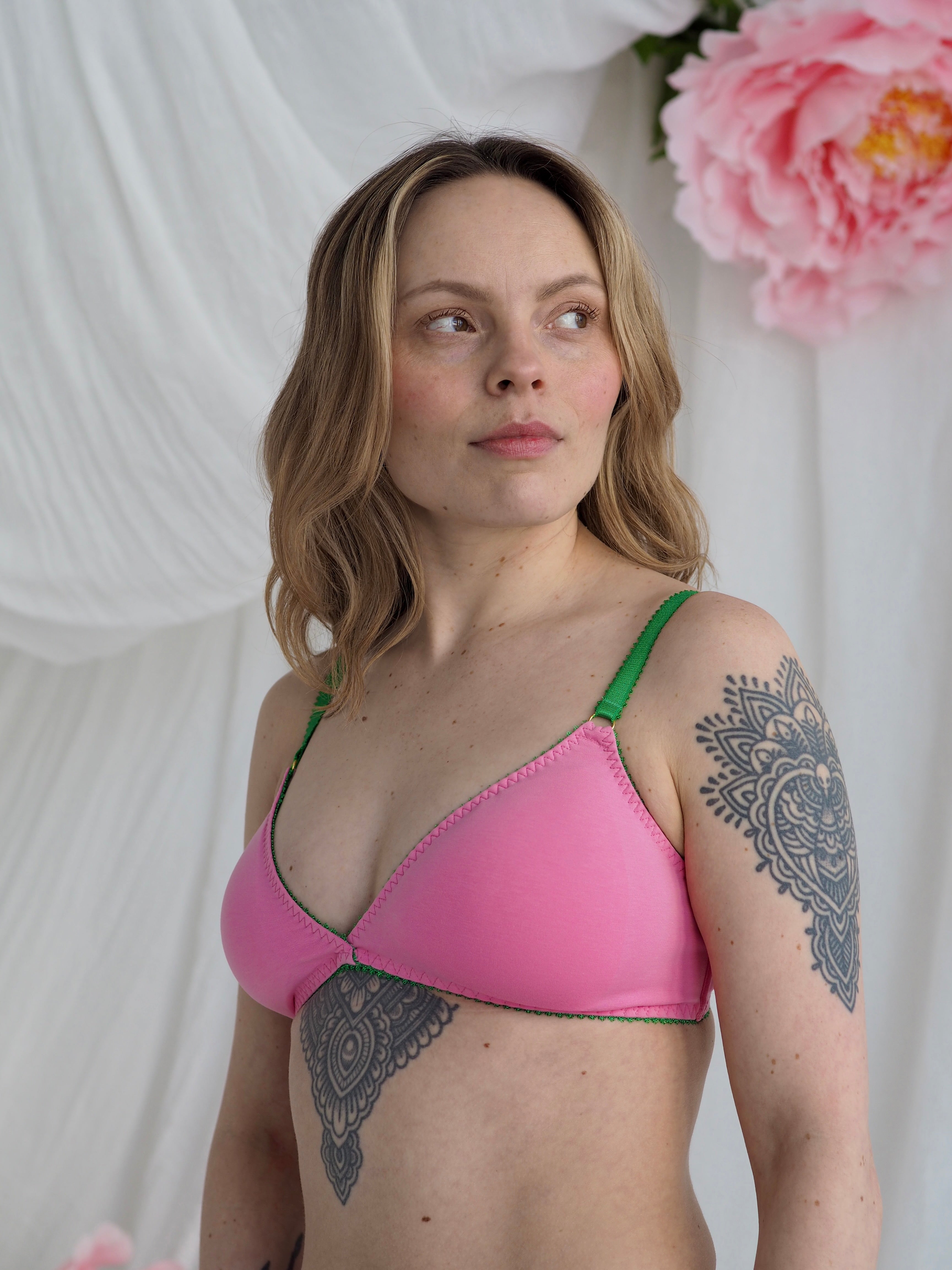 Fannie puuvilla bralette