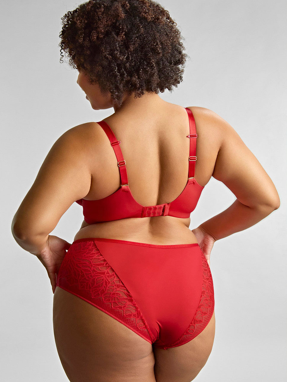 Sophia korkeavyötäröiset alushousut punainen