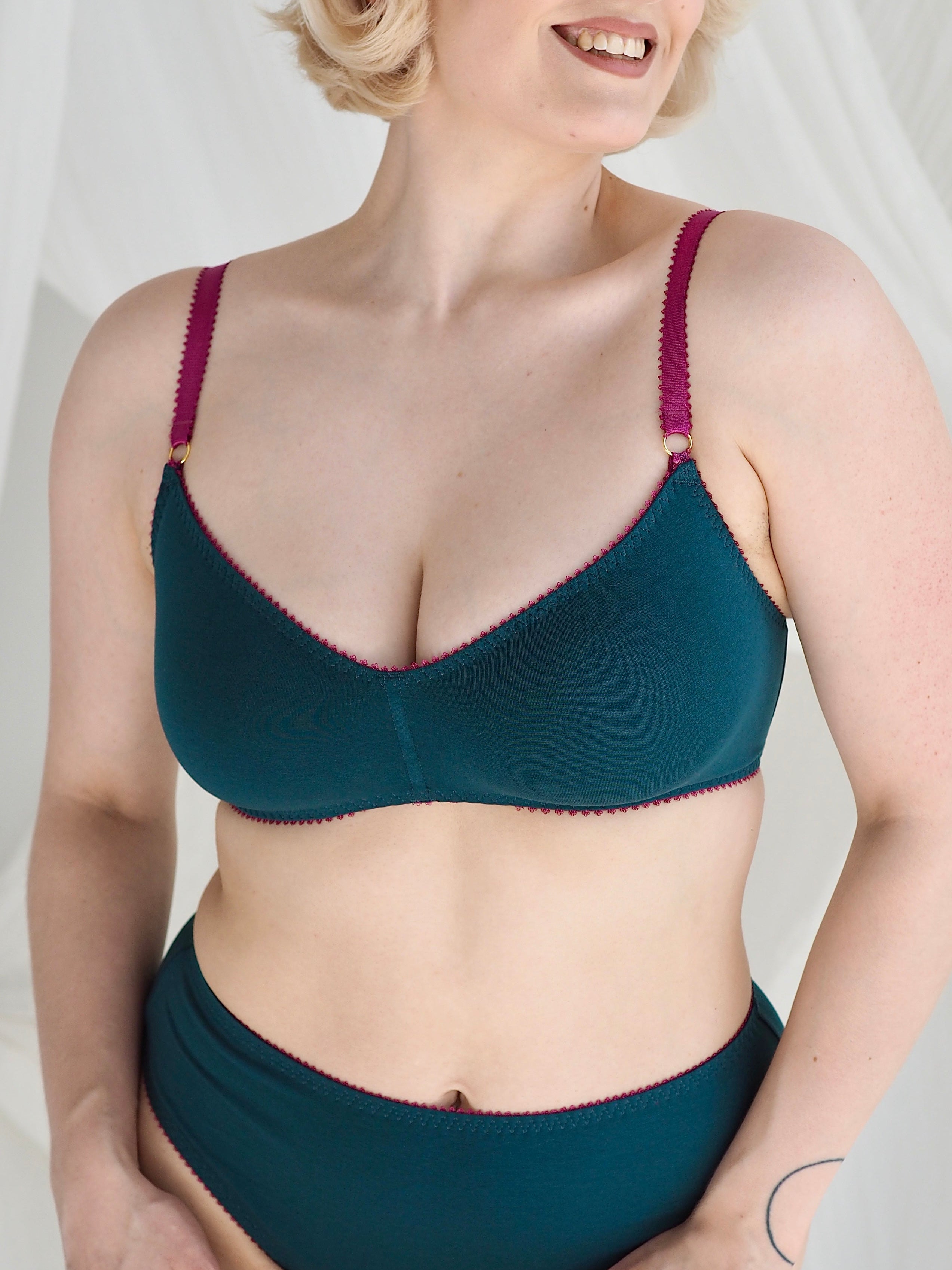 Freda puuvilla bralette