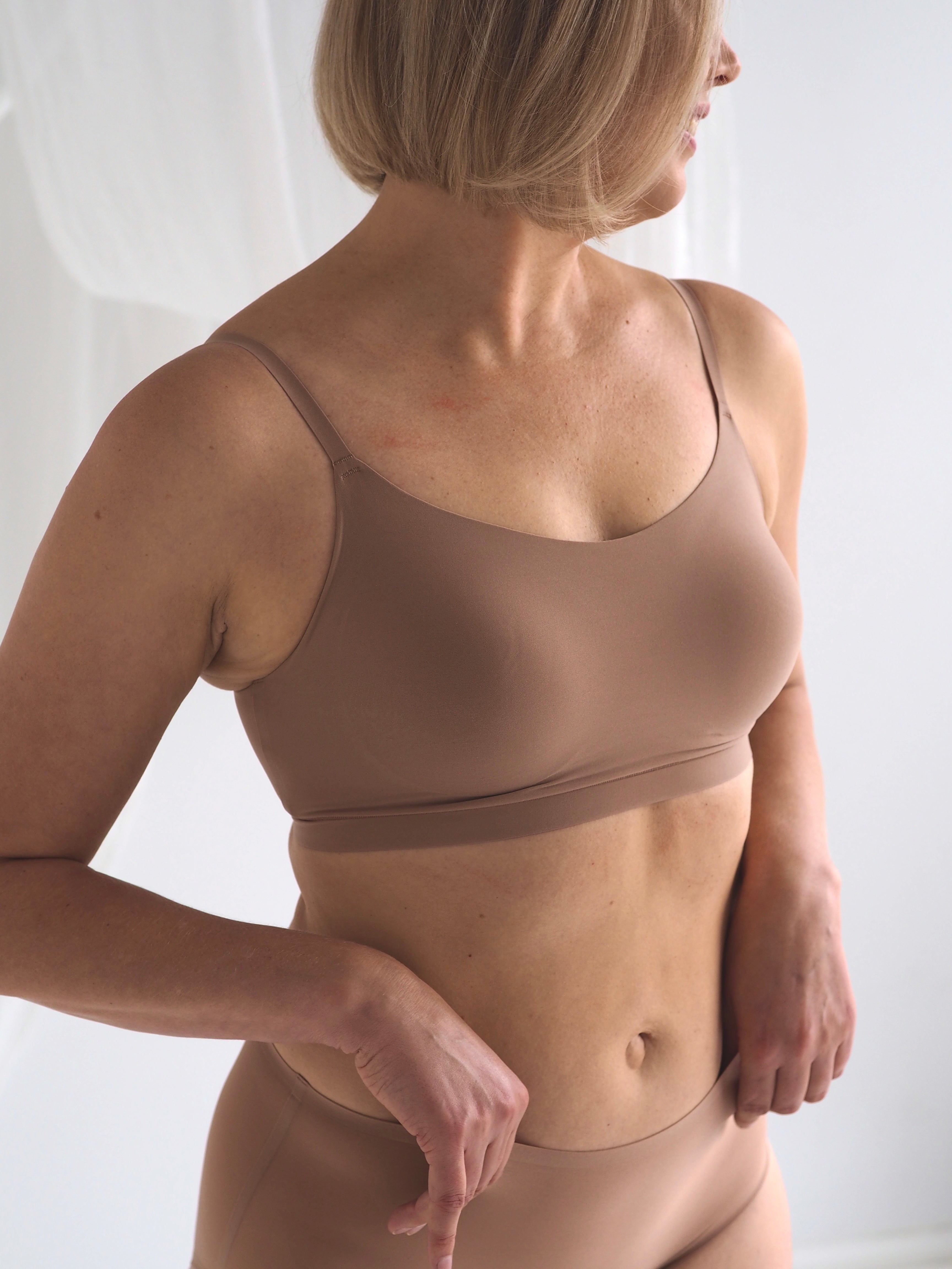 Soft Stretch bralette cappucino